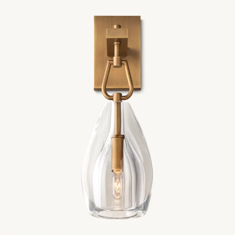 Botanist Flute Crystal Wall Sconce