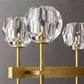 Bouble Clear Glass Double Linear Chandelier 60"-Meet Lighting