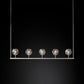 Boule Clear Glass Linear Chandelier 48"-Meet Lighting