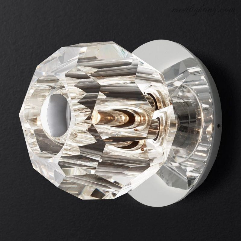 Boule Clear Glass Petite Wall Lamp-Meet Lighting