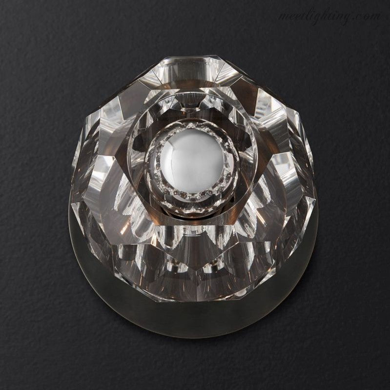 Boule Clear Glass Petite Wall Lamp-Meet Lighting