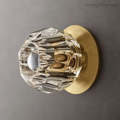 Boule Clear Glass Petite Wall Lamp-Meet Lighting