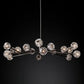 Boule Clear Glass Round Chandelier 60"-Meet Lighting