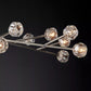 Boule Clear Glass Round Chandelier 60"-Meet Lighting