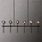 Boule Glass Double Linear Chandelier 60"-Meet Lighting