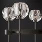 Boule Glass Double Linear Chandelier 60"-Meet Lighting