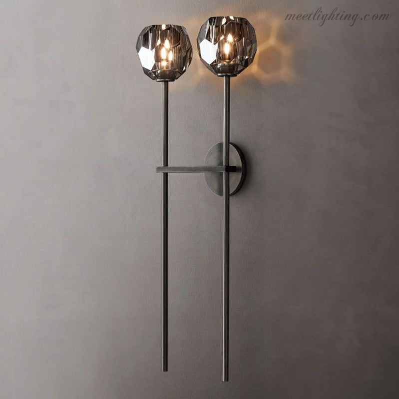 Boule Glass Double Wall Lamp (long)-Meet Lighting