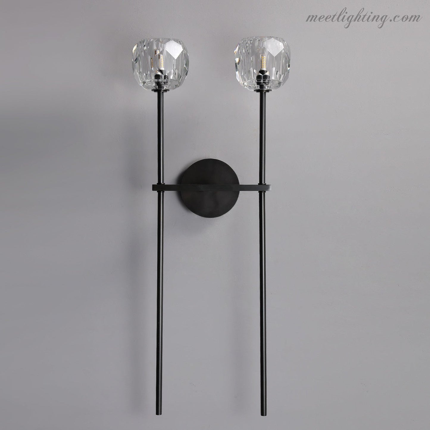 Boule Glass Double Wall Lamp (long)-Meet Lighting