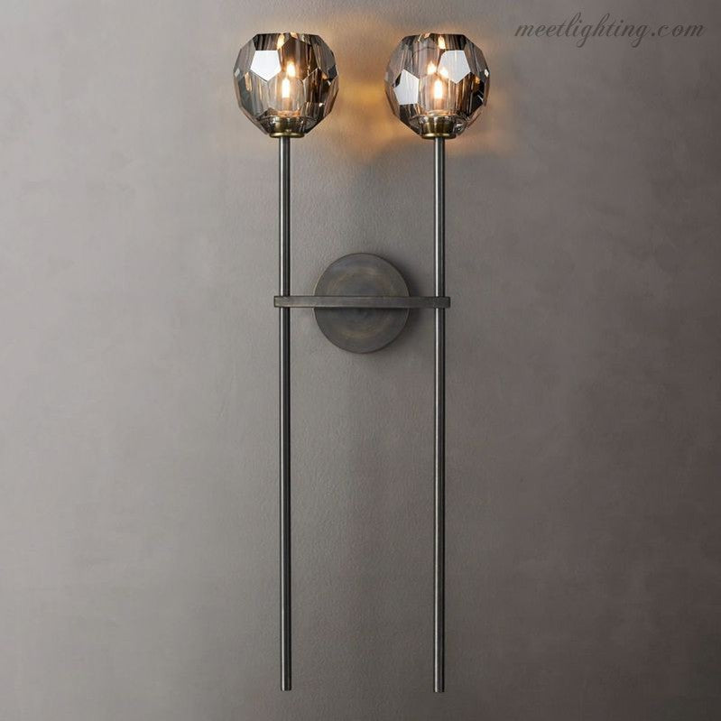 Boule Glass Double Wall Lamp (long)-Meet Lighting