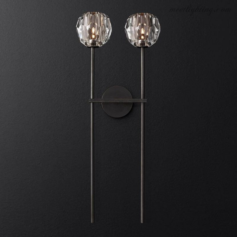 Boule Glass Double Wall Lamp (long)-Meet Lighting