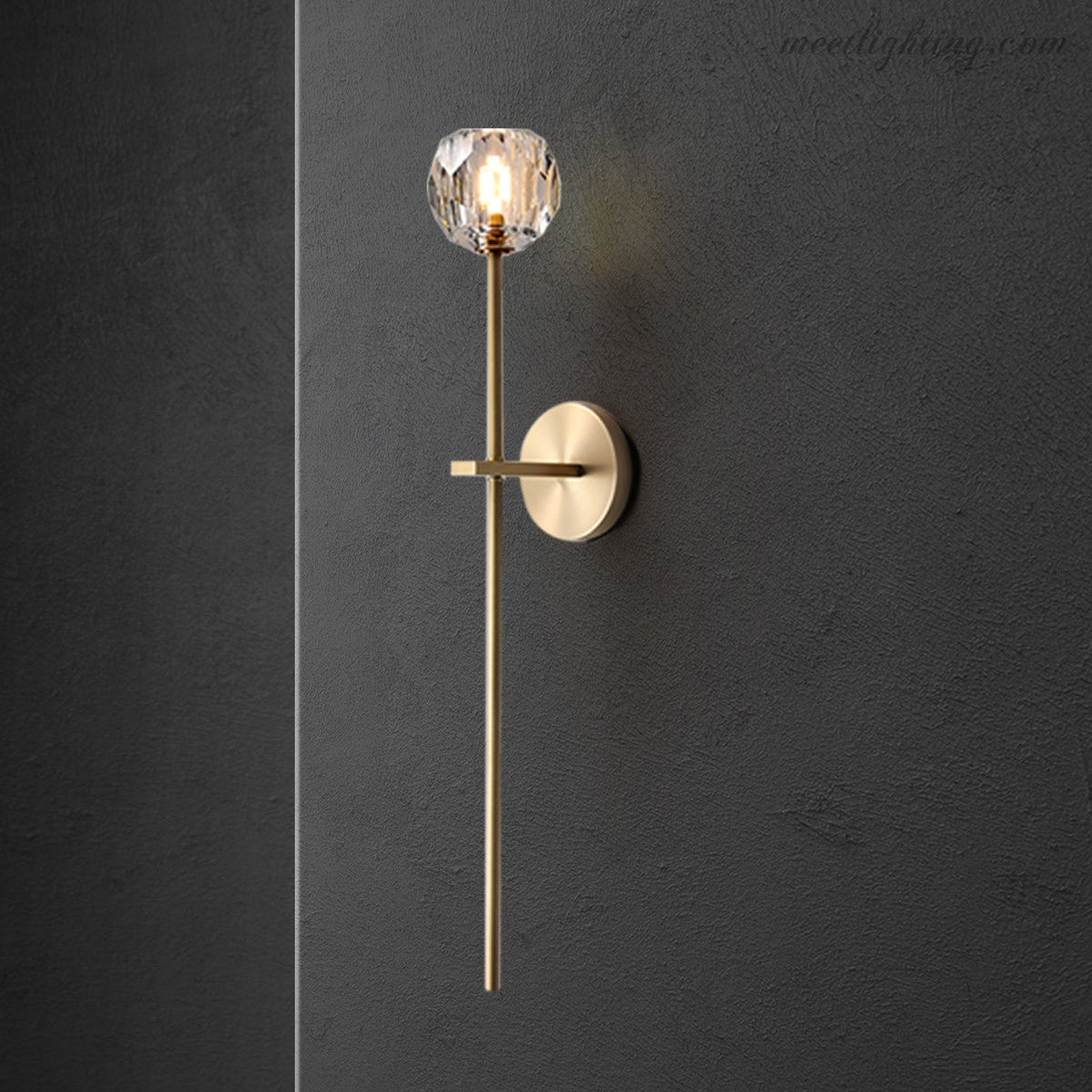 Boule Glass Grand Wall Sconce-Meet Lighting