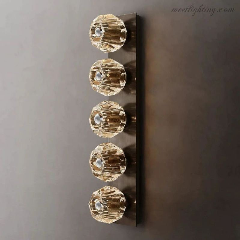 Boule Glass Linear Grand Wall Sconce-Meet Lighting