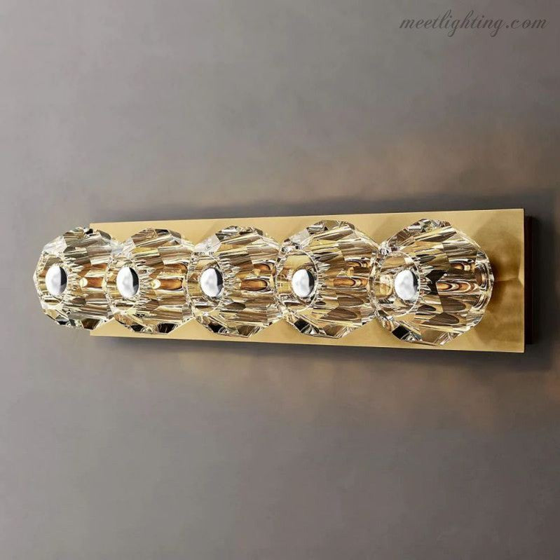 Boule Glass Linear Grand Wall Sconce-Meet Lighting