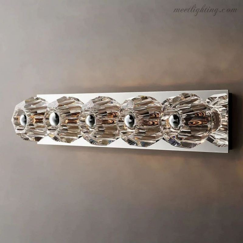 Boule Glass Linear Grand Wall Sconce-Meet Lighting