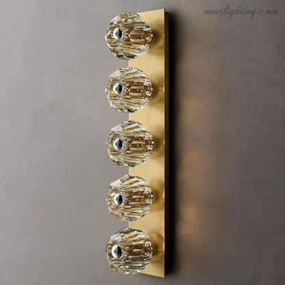 Boule Glass Linear Grand Wall Sconce-Meet Lighting