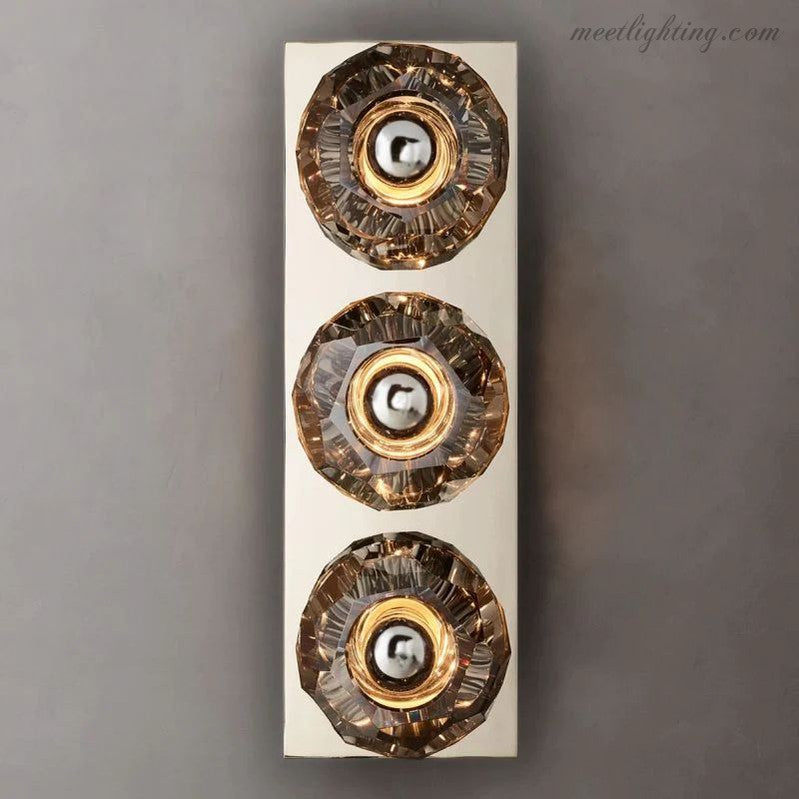 Boule Glass Linear Short Wall Sconce-Meet Lighting