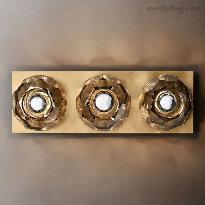 Boule Glass Linear Short Wall Sconce-Meet Lighting