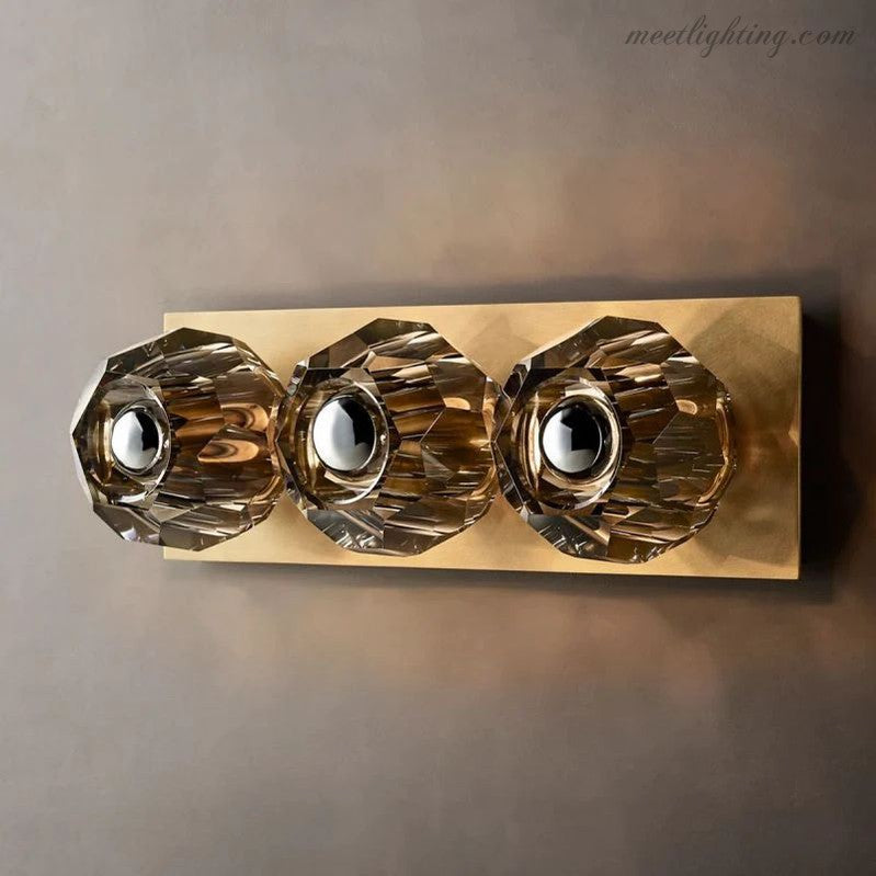 Boule Glass Linear Short Wall Sconce-Meet Lighting
