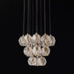 Boule Glass Round Cluster Chandelier 19"-Meet Lighting