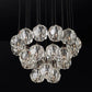 Boule Glass Round Cluster Chandelier 24"-Meet Lighting