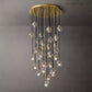 Boule Glass Round Cluster Chandelier 30"-Meet Lighting