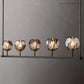 Boule Smoke Glass Linear Chandelier 48"-Meet Lighting