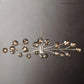 Boule Smoke Glass Oval Chandelier 72"-Meet Lighting