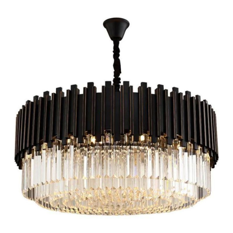 Bourbons Alfonso Crystal Round Chandelier-MEET LIGHTING