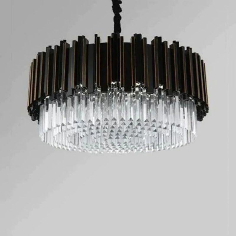 Bourbons Alfonso Crystal Round Chandelier-Meet Lighting