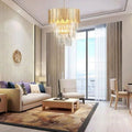 Bourbons Antoine Crystal Round Chandelier-MEET LIGHTING