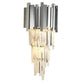 Bourbons Chrome Crystal Wall Sconce 19"H-Meet Lighting