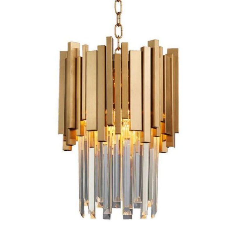 Bourbons Crystal Pendant-Meet Lighting