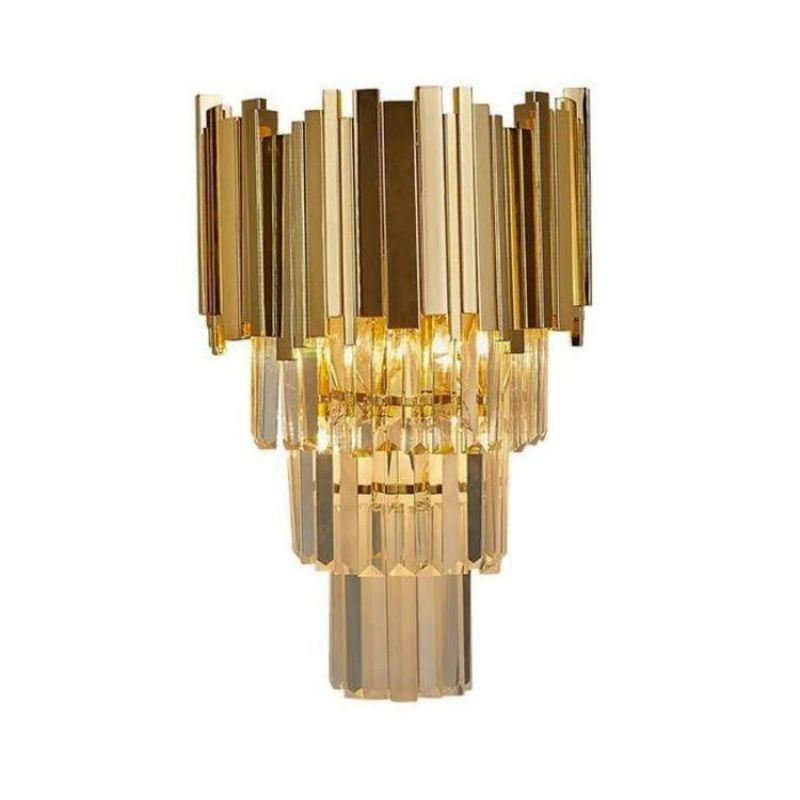 Bourbons Crystal Sconce-Meet Lighting