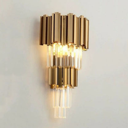 Bourbons Grand Crystal Sconce-Meet Lighting