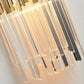 Bourbons Gold Clear Crystal Wall Sconce 18"H