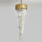 Bourbons Louis 2-Story Crystal Round Chandelier