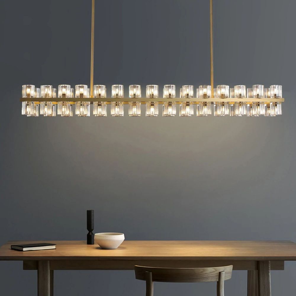 Arcachon Rectangle Chandelier-MEET LIGHTING