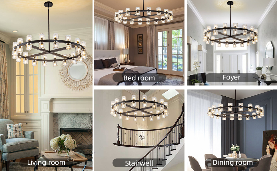 Brach Round Chandelier-Meet Lighting