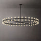 Beliy Crystal Shades Round Chandelier 60" chandeliers for dining room,chandeliers for stairways,chandeliers for foyer,chandeliers for bedrooms,chandeliers for kitchen,chandeliers for living room Rbrights   