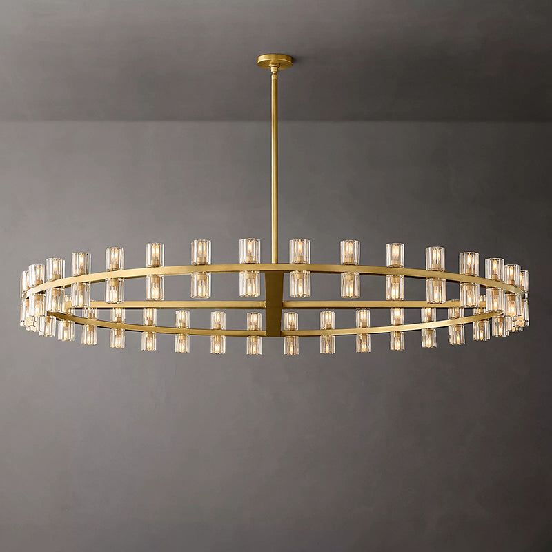 Beliy Crystal Shades Round Chandelier 60" chandeliers for dining room,chandeliers for stairways,chandeliers for foyer,chandeliers for bedrooms,chandeliers for kitchen,chandeliers for living room Rbrights   