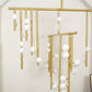 Brass Glass Drop Chandelier-Meet Lighting