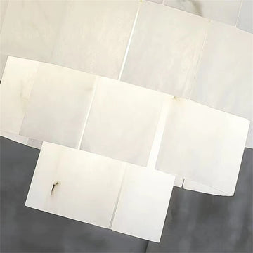 Brendra Classic marble Multi-Layer Round chandelier 31"-MEET LIGHTING