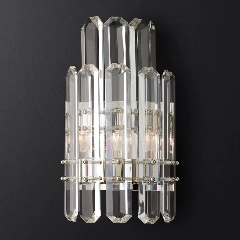 Bonning Prism Crystal 2-Tier Wall Sconce