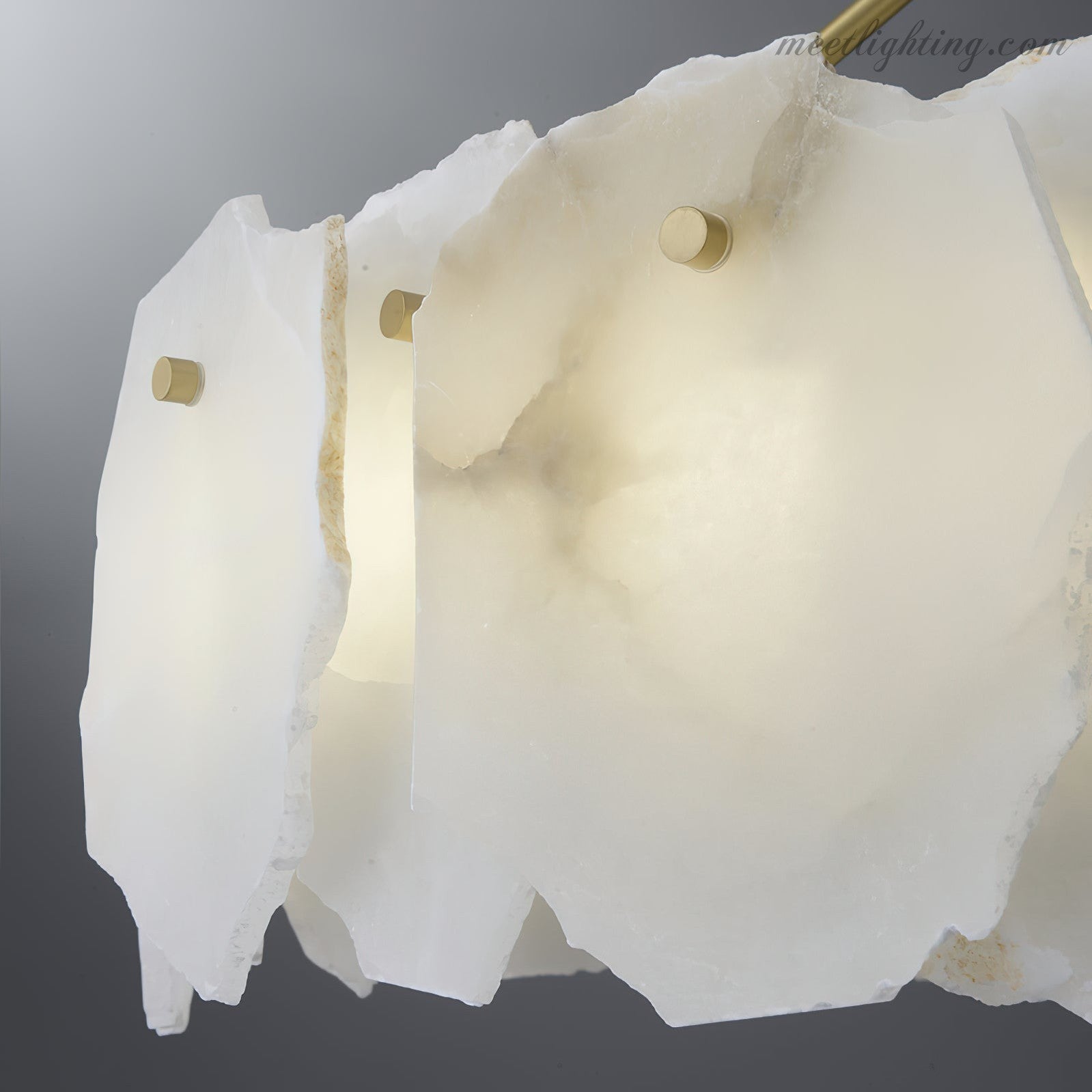 Burton Alabaster Chandelier-Meet Lighting