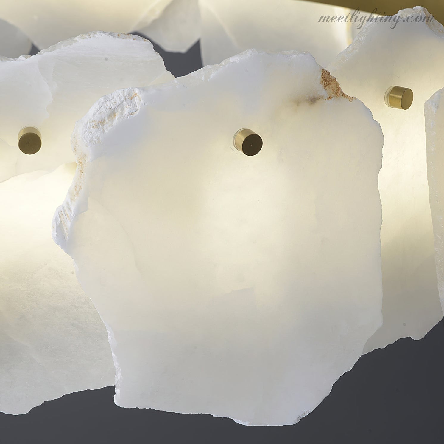 Burton Alabaster Chandelier-Meet Lighting