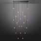 Pearl Rectangle Chandelier 72"