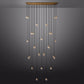 Pearl Rectangle Chandelier 72"