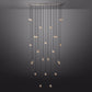 Pearl Rectangle Chandelier 72"