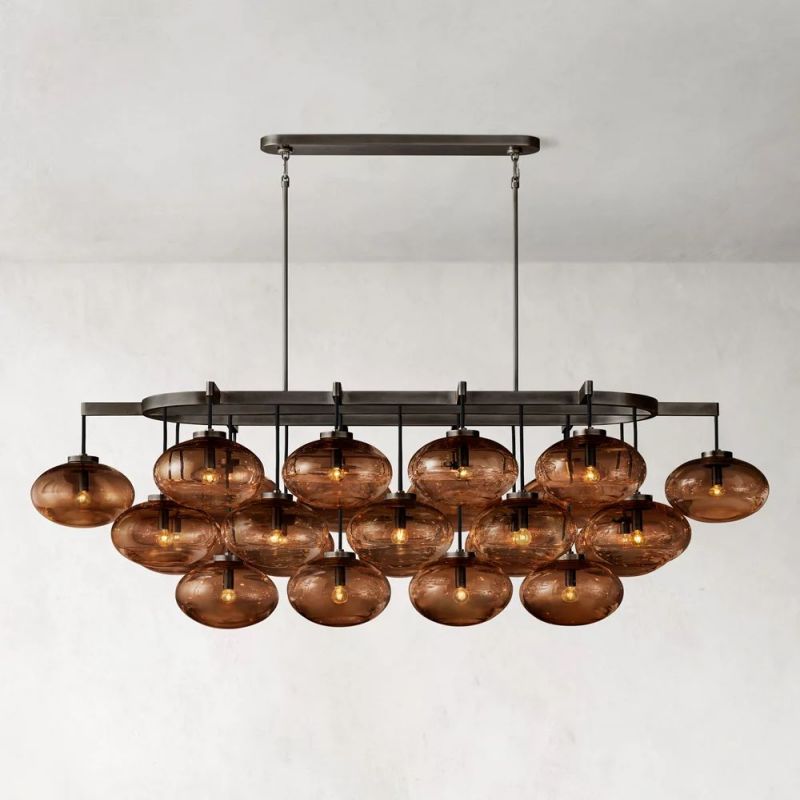 Cabrette Linear Chandelier 72"-MEET LIGHTING