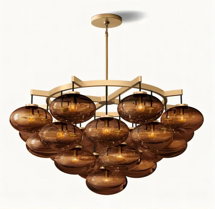 Cabrette Round Chandelier 48"